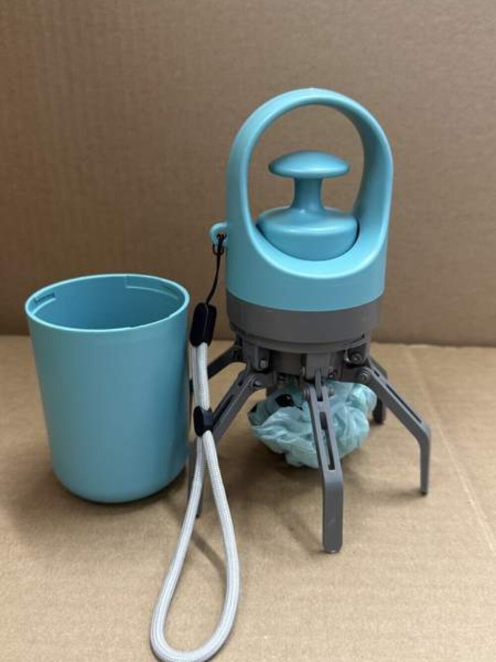 Dog Pooper Scooper for Small Medium Dogs Blue